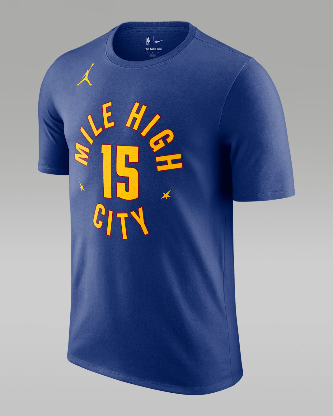 Denver Nuggets Statement Edition Men's Jordan NBA T-Shirt - Rush Blue