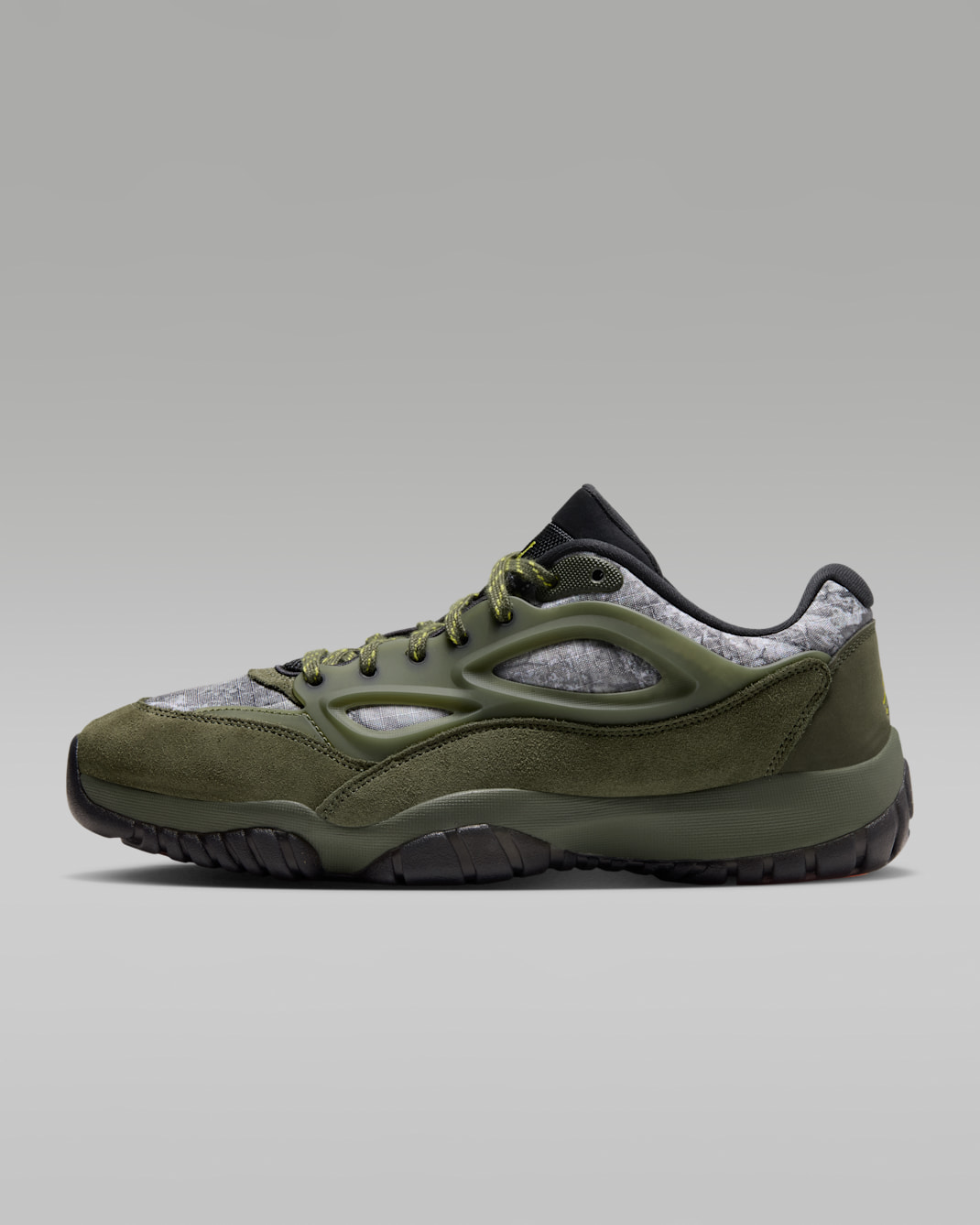 Jordan DMSN 95 Realtree-sko til mænd - Cargo Khaki/Medium Olive/hvid/Bright Citron