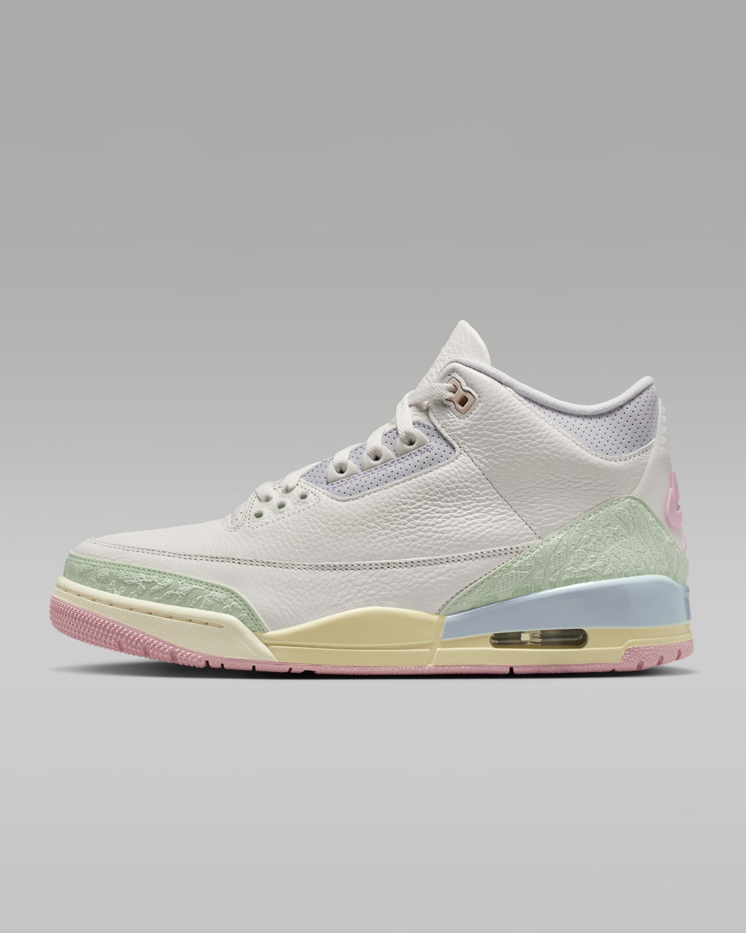Air Jordan 3 Retro Men's Shoes - Sail/Aura/Iced Carmine/Jade Aura