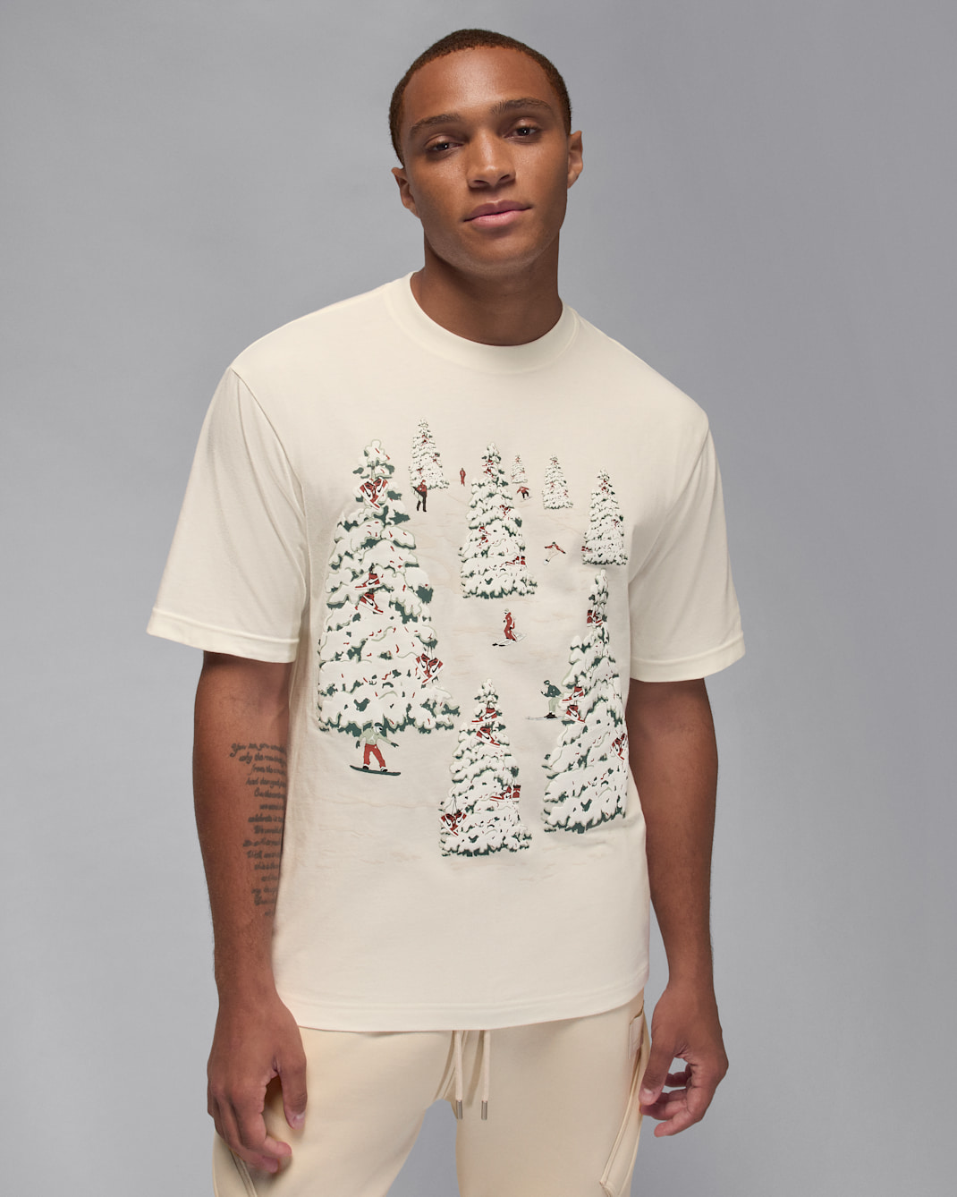 Playera para hombre Jordan Brooklyn - Vela/Piedra roja