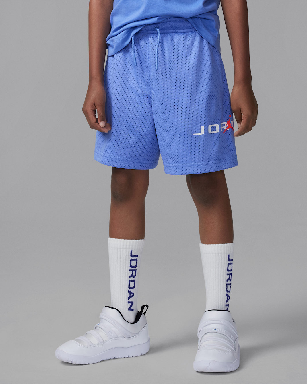 ジョーダン Dri-FIT リトルキッズ ベースライン メッシュ ショートパンツ - ロイヤルパルス