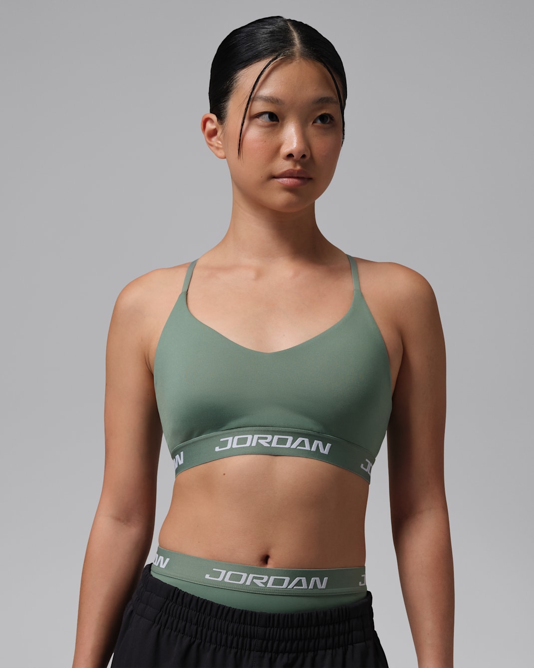 Jordan Sport Essentials Sostenidors esportius regulables amb coixinet - Dona - Clay Green/Clay Green/Blanc/Blanc