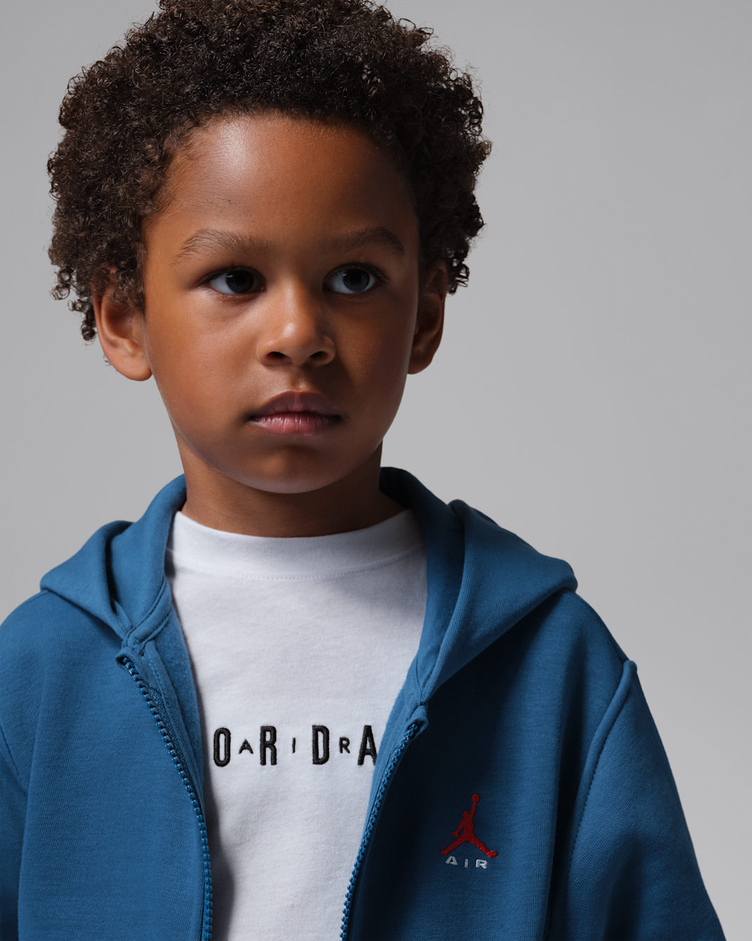 Jordan Brooklyn Fleece Little Kids' 2-Piece Full-Zip Hoodie Set