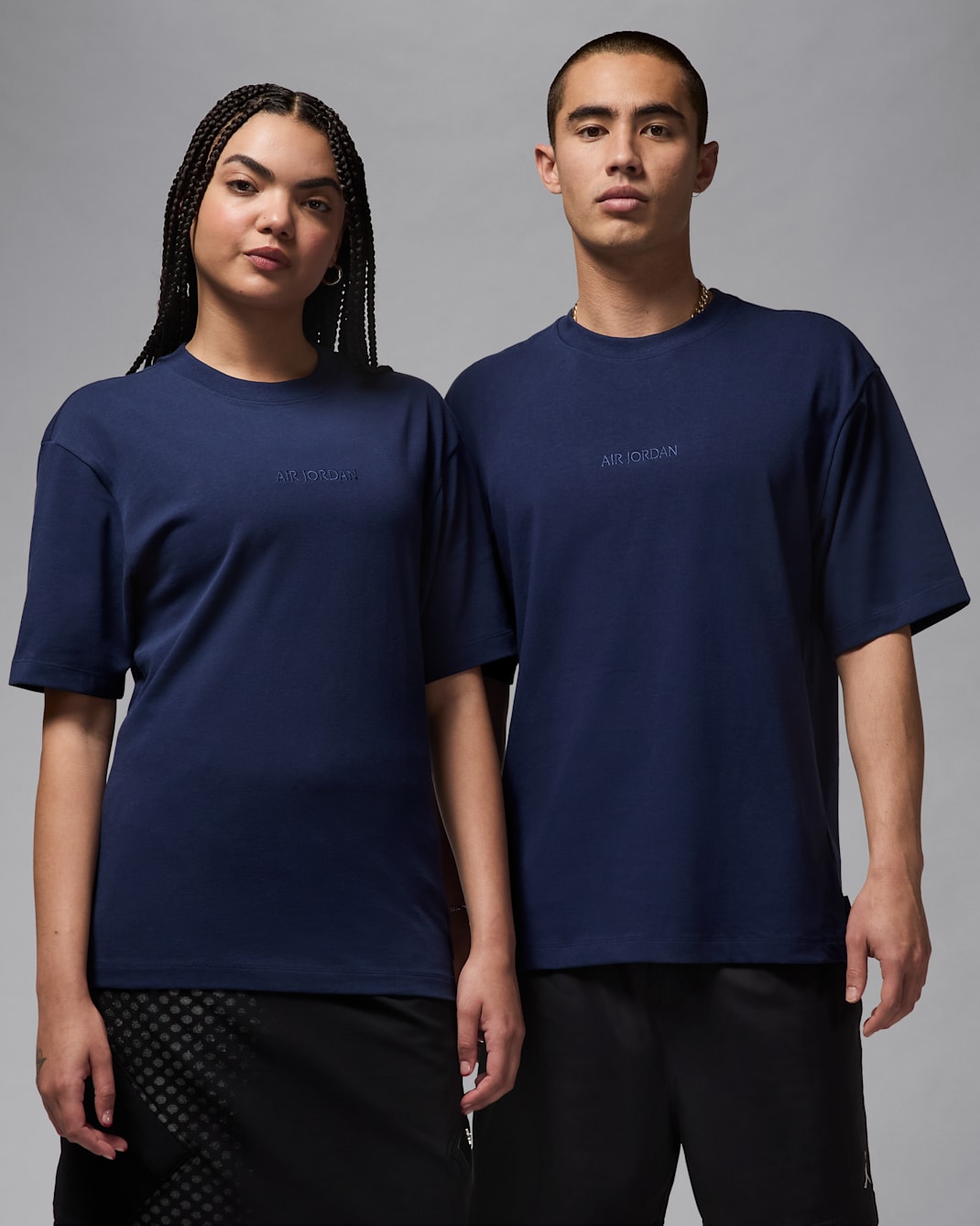 Playera para hombre Jordan Wordmark 85 - Azul marino medianoche/Azul marino medianoche
