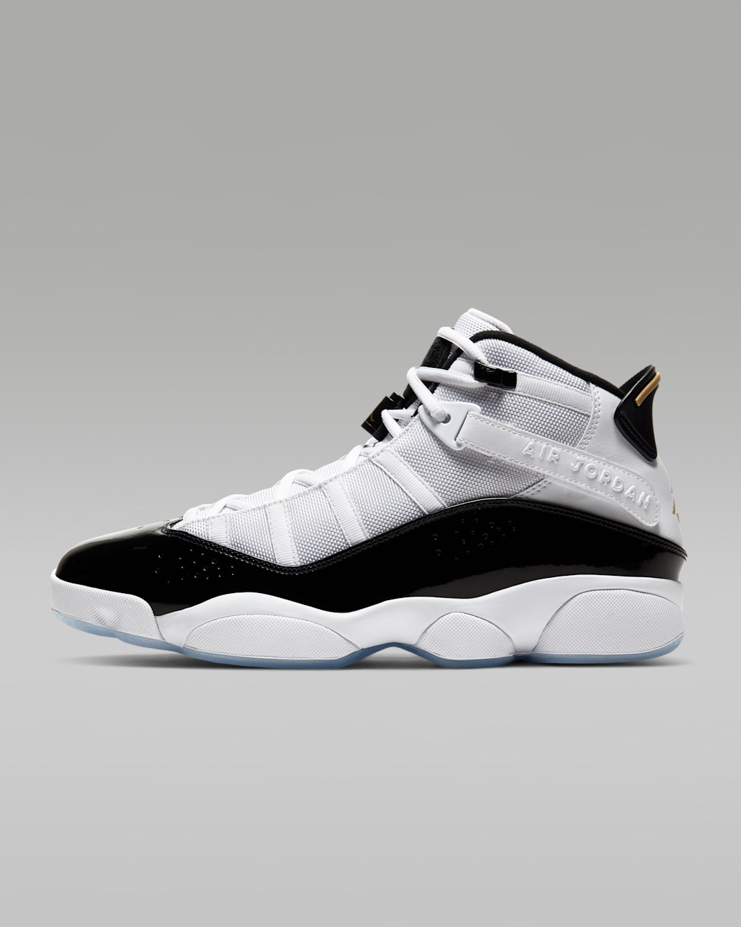 Jordan 6 Rings Men's Shoe - White/Black/Ice/Metallic Gold