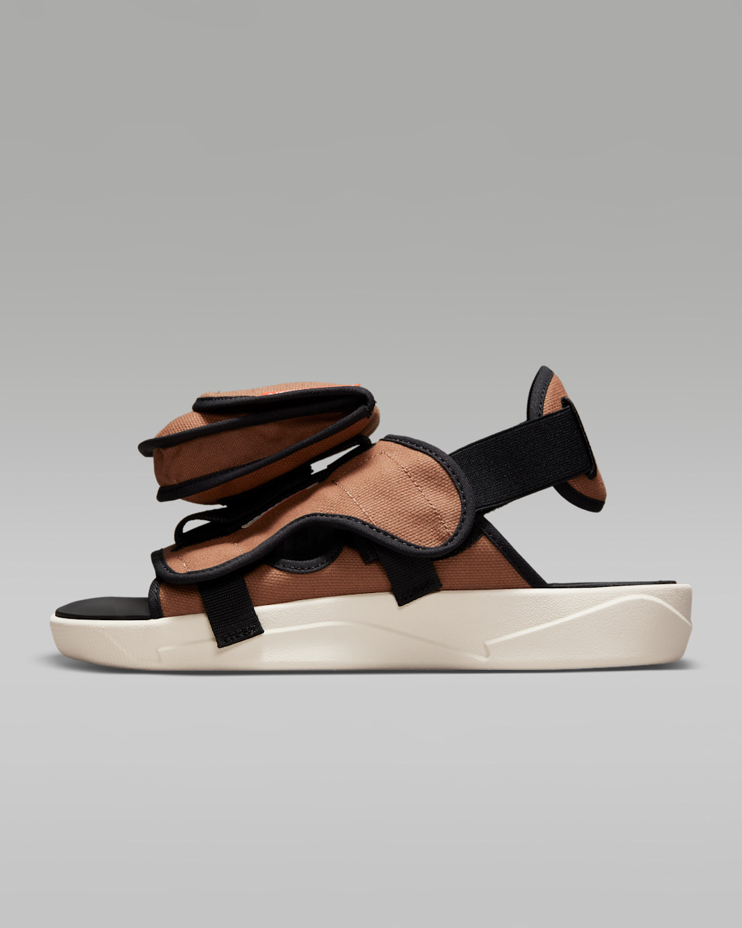 Jordan LS Slides - Archaeo Brown/Hemp/Light Orewood Brown/Habanero Red