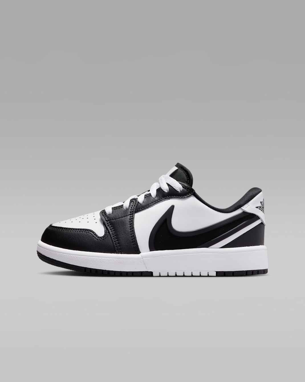 조던 1 로우 RM 주니어 신발 - 화이트/블랙