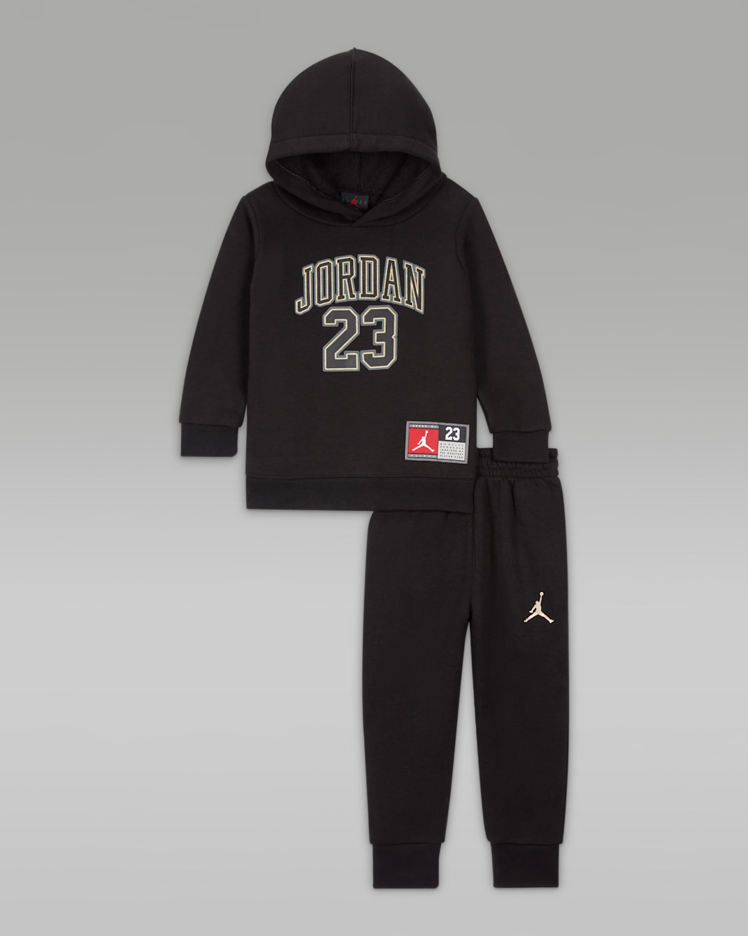 Jordan Baby (12–24M) 2-Piece Jersey Pack Pullover Set - Black/Gold