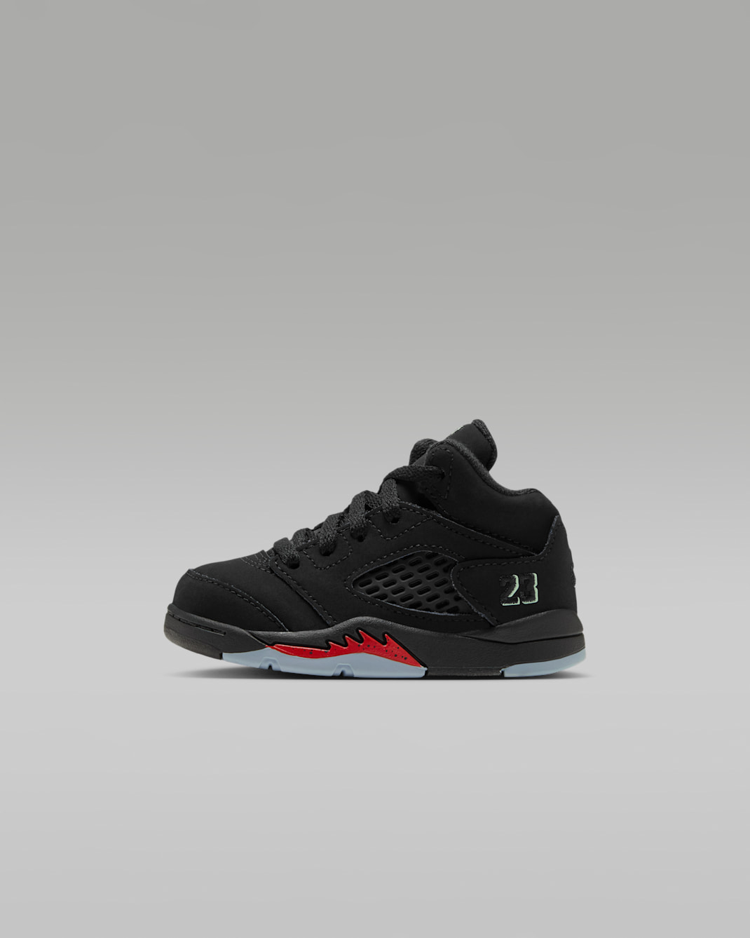 Jordan 5 Retro "Halloween" Baby/Toddler Shoes - Black/Picante Red/Glow In The Dark/Multi-Color