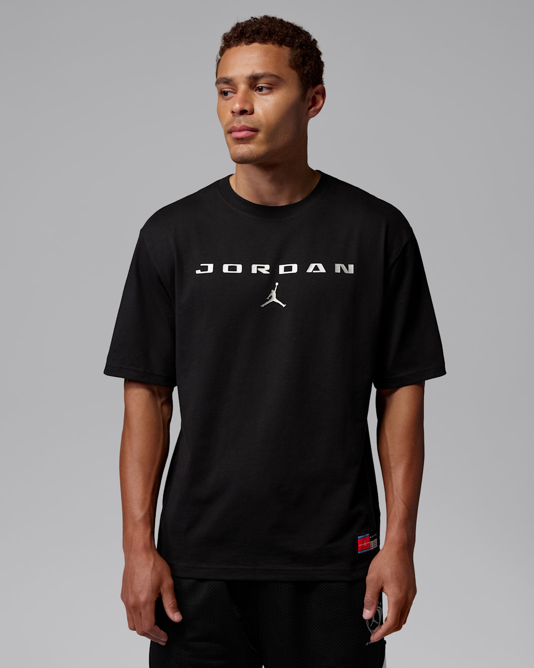 Jordan Brooklyn 男款圖樣 T 恤 - 黑色