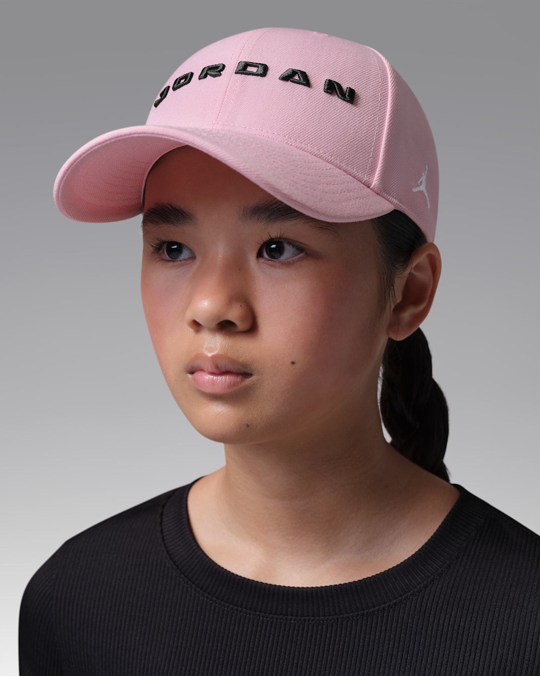 Jordan Older Kids' Structured Strapback Cap - Medium Soft Pink
