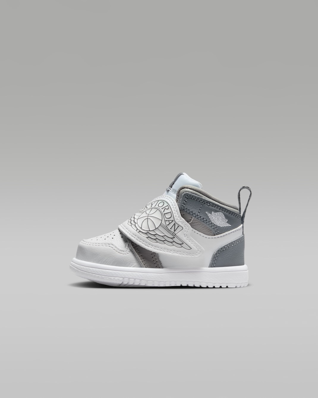 Sky Jordan 1 Baby/Toddler Shoes - Medium Grey/Cool Grey/White