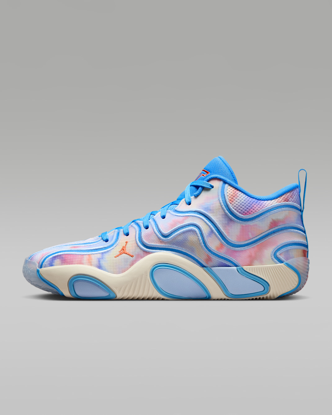 Tatum 3 'Tie Dye' Basketball Shoes - University Blue/Pale Ivory/Royal Tint/Camellia