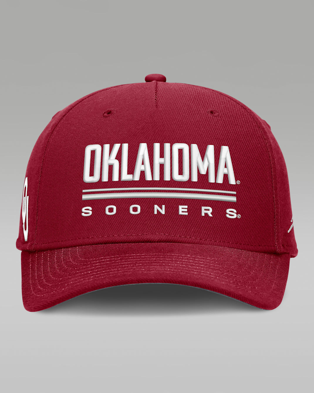 Oklahoma Sideline Practice Rise Men's Jordan Brand Dri-FIT College Adjustable Hat