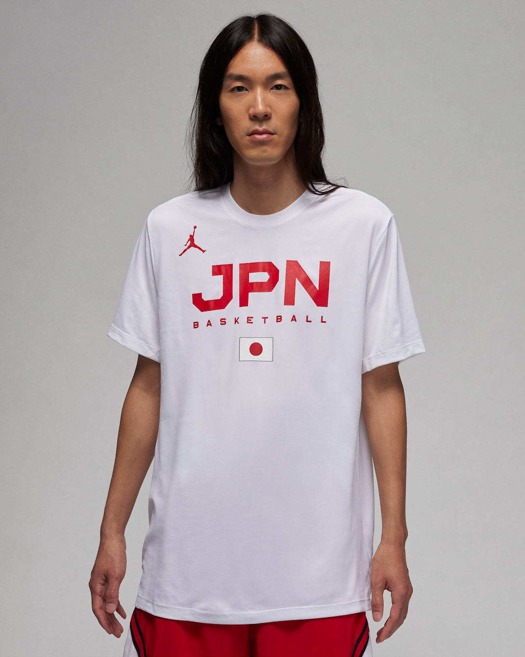 Japan Men's Jordan Dri-FIT Basketball Training T-Shirt - White