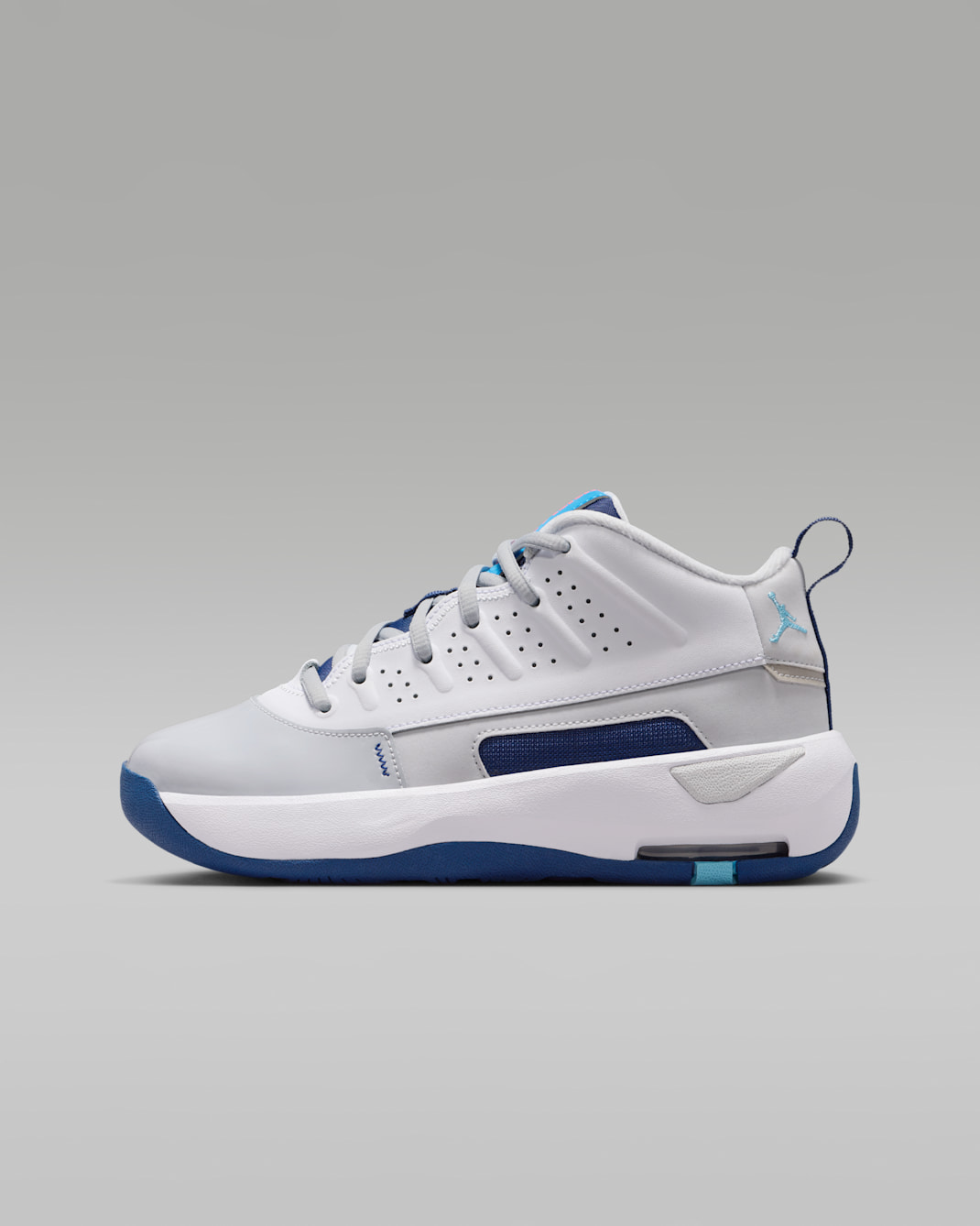 Jordan Max Aura 7 Older Kids' Shoes - White/Blue Chill/Blue Void/Pure Platinum