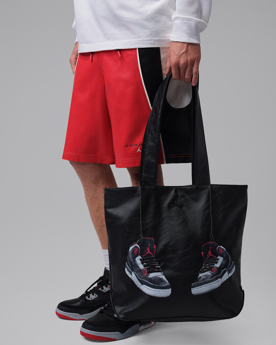 Jordan Borough Tote Bag (20L) - Black