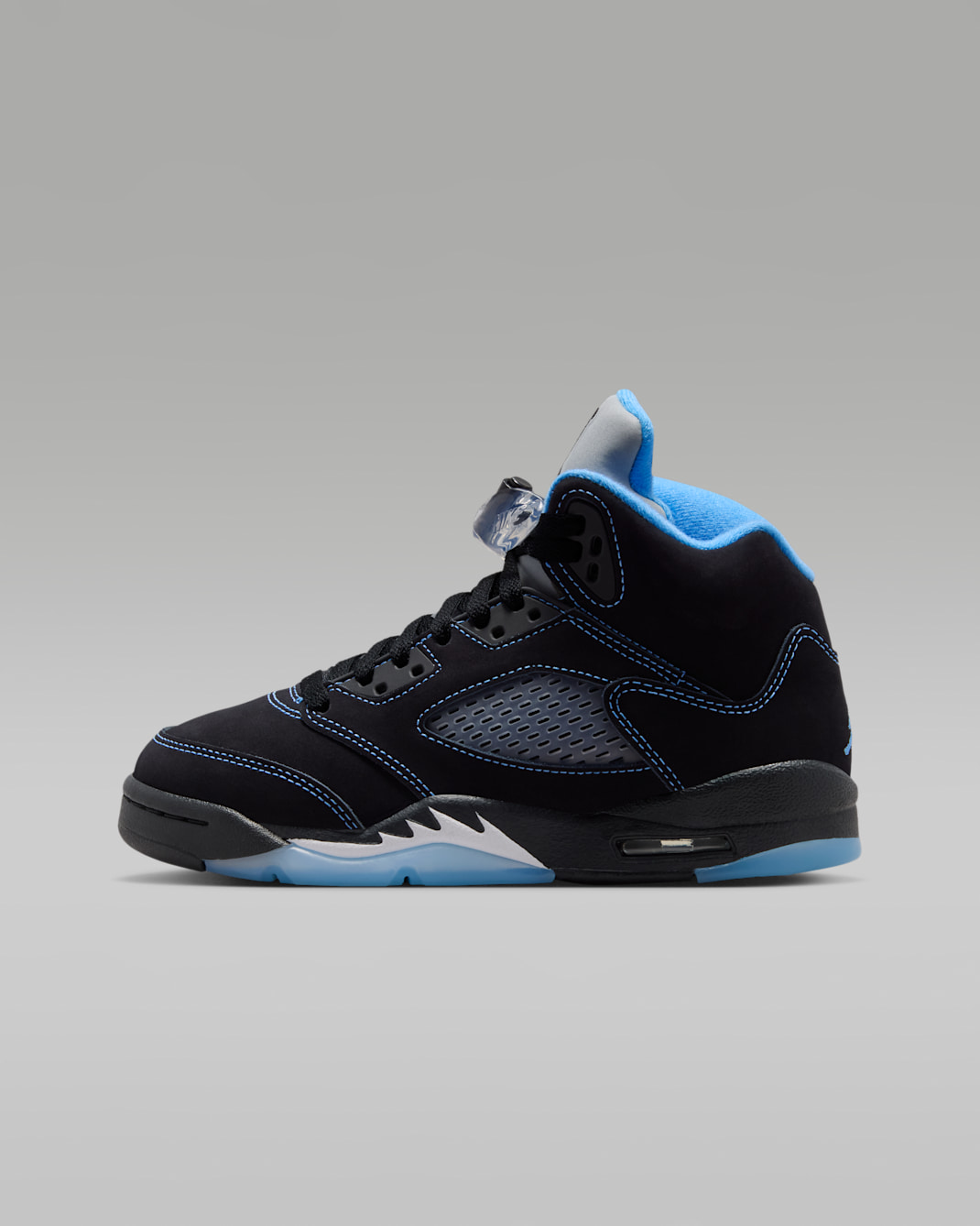 Air Jordan 5 "Black Carolina" Big Kids' Shoes - Black/White/University Blue