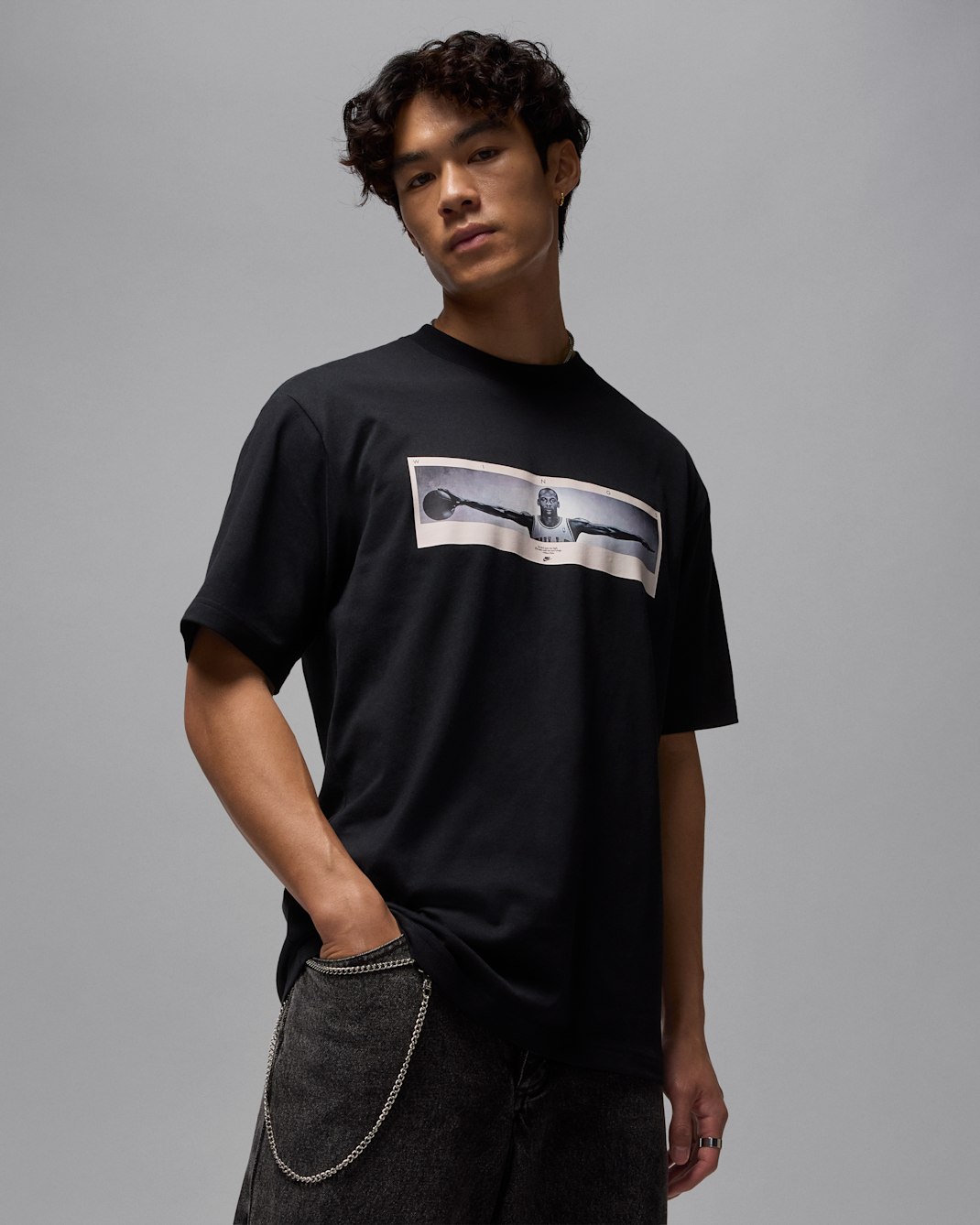 Jordan Men's Photo T-Shirt - Black/White