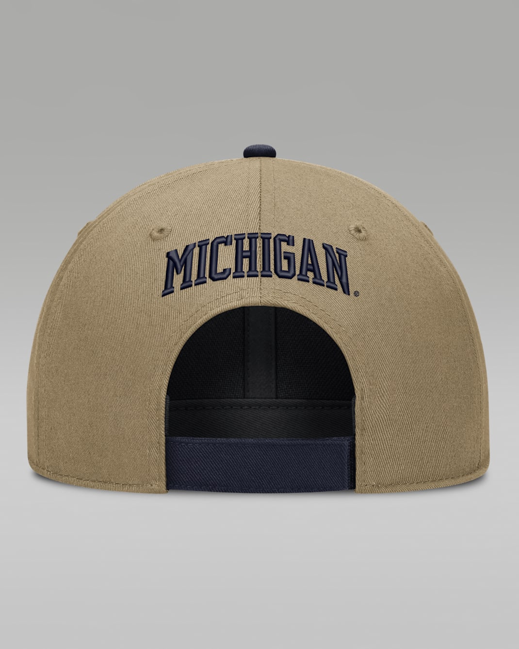 Michigan Primetime Rise Men's Jordan Brand Dri-FIT College Trucker Adjustable Hat