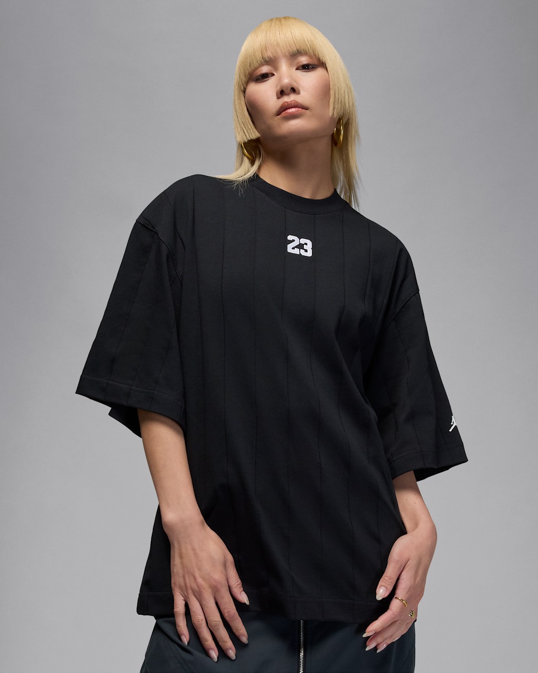 Jordan Brooklyn Women's Loose-Fit Top - Black/White