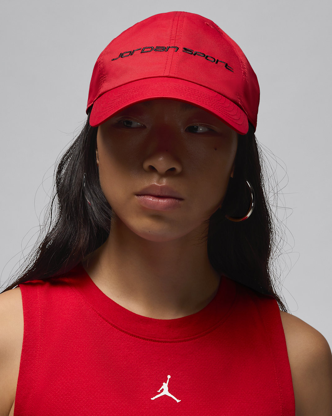 Jordan Club Unstructured Hat - Gym Red/Black