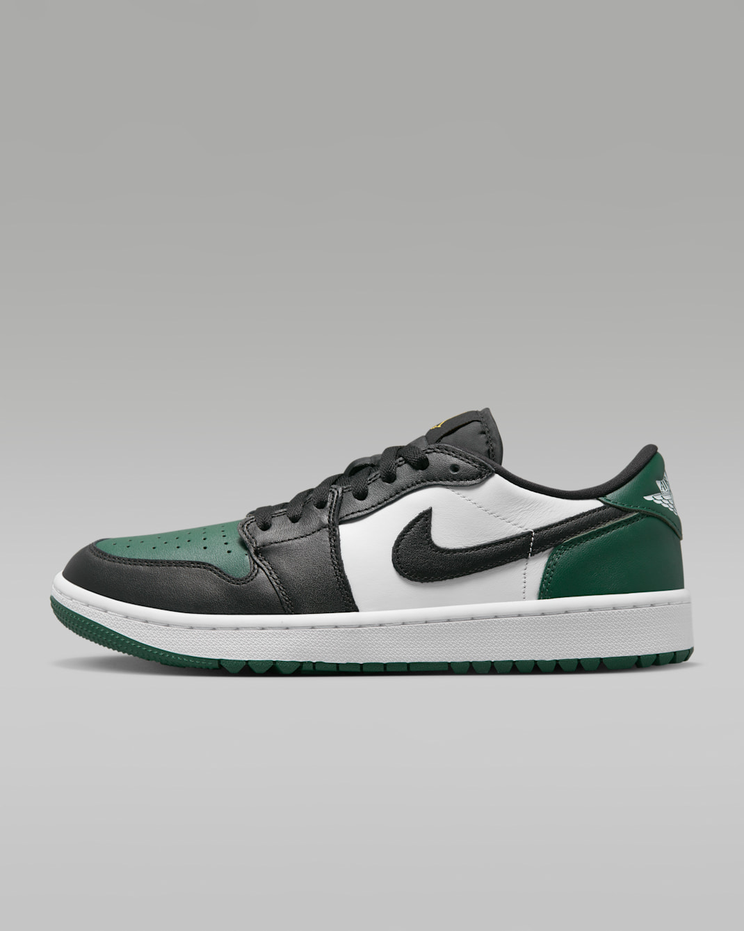 Air Jordan 1 低筒 G 高爾夫鞋 - 白色/Noble Green/Pollen/黑色