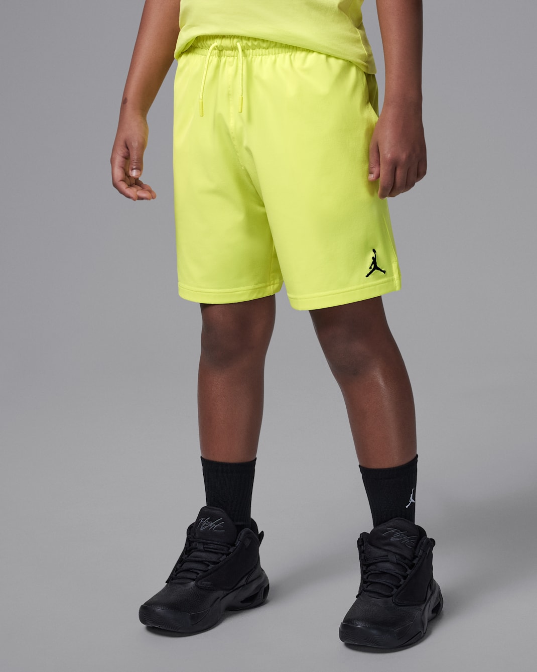 Jordan Big Kids' Jumpman Woven Play Shorts - Lemon Twist