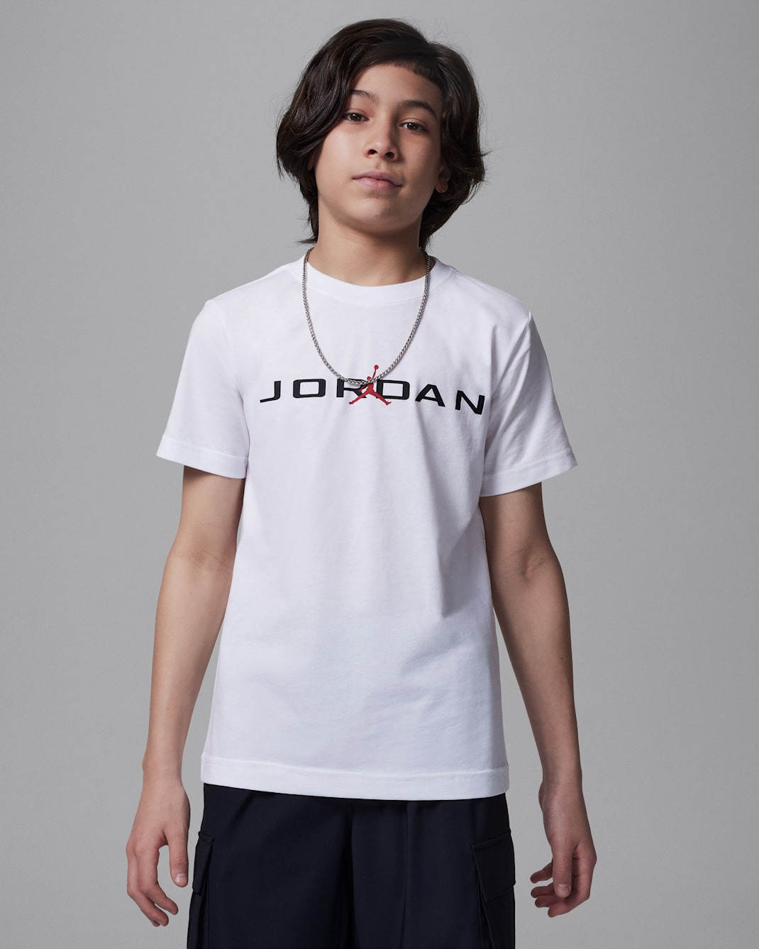 T-shirt Air Stretch Jordan pour ado - Blanc