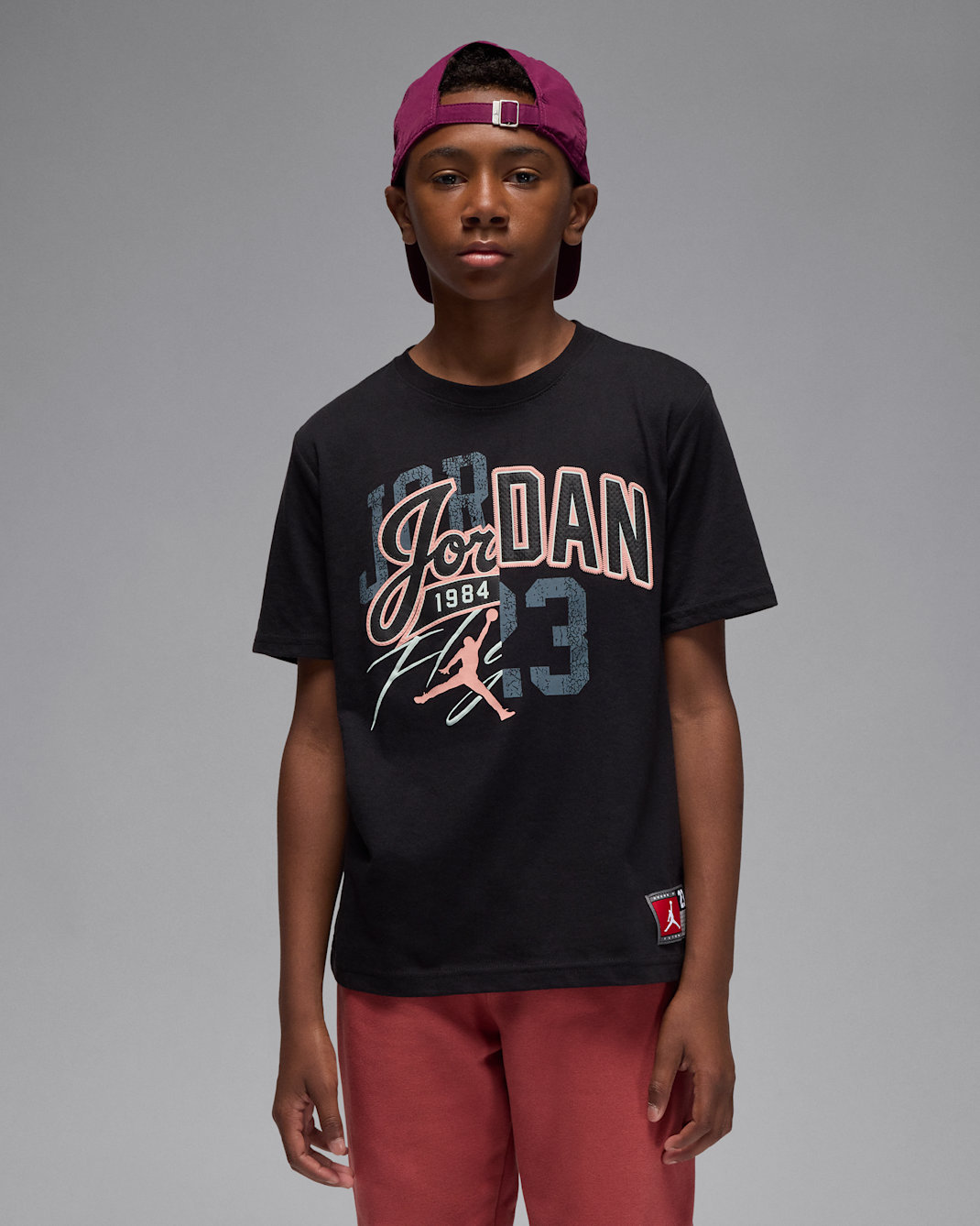 Jordan Big Kids' Varsity Split T-Shirt - Black
