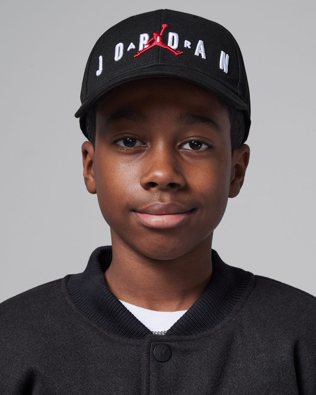 Jordan Big Kids' Structured Strapback Cap - Black