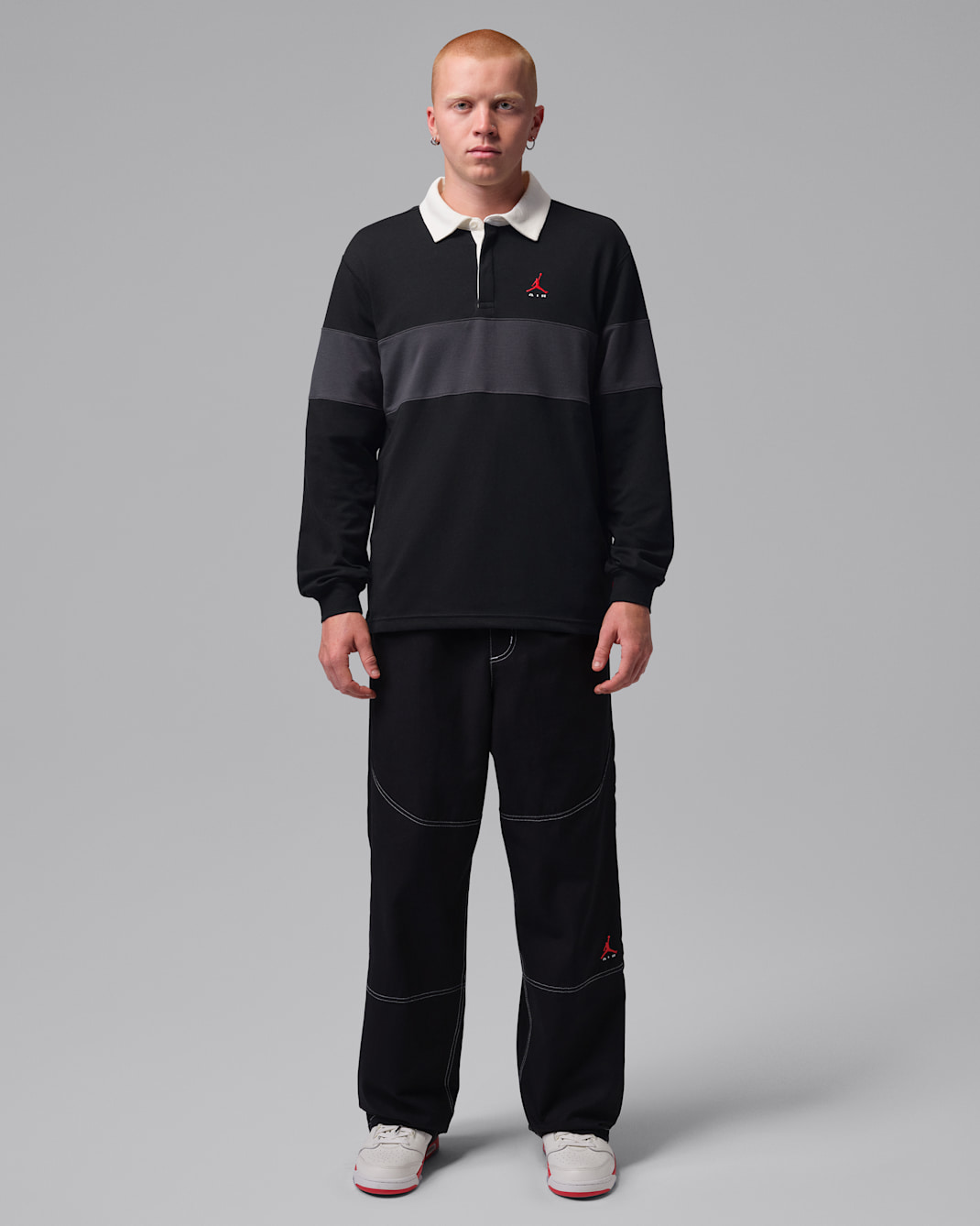 Jordan Brooklyn Men's Long-Sleeve Polo