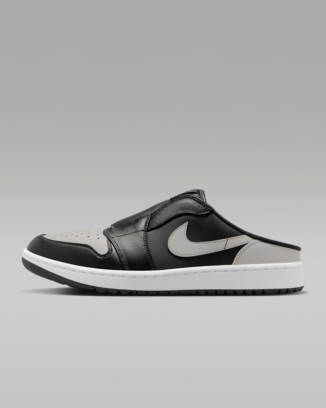 Air Jordan Mule 高爾夫鞋 - 黑色/白色/Medium Grey