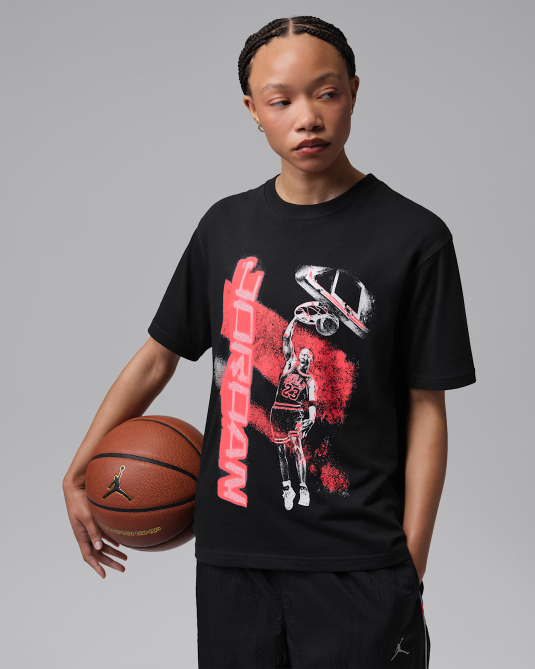 T-shirt à motif Dri-FIT Jordan Sport pour femme - Noir