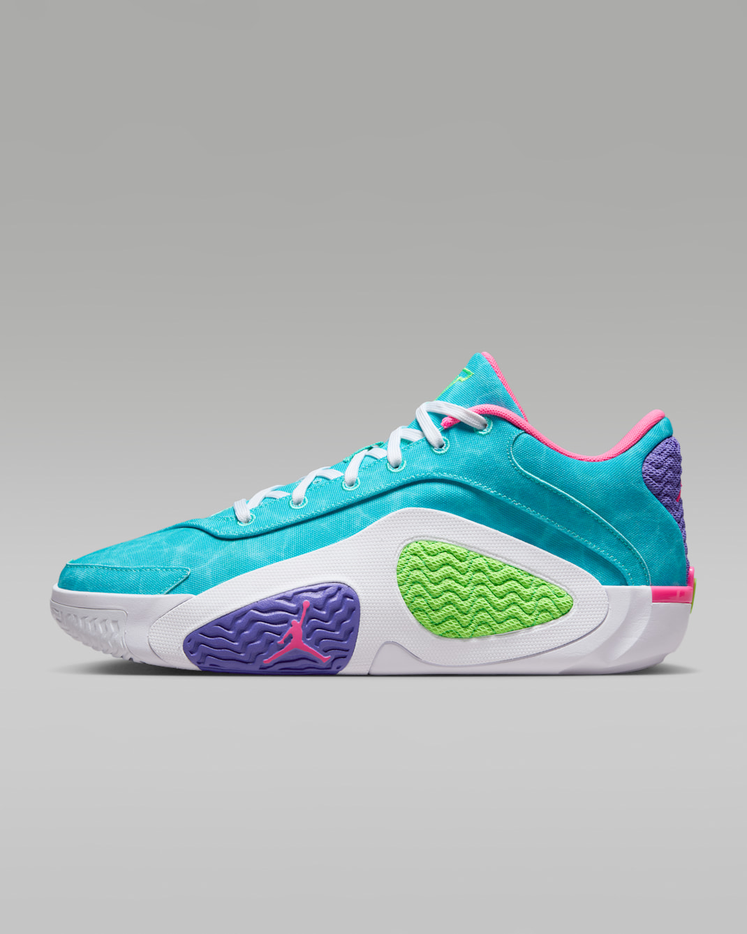 Tatum 2 PF Basketball Shoes - Hyper Jade/White/Hyper Pink/Green Strike