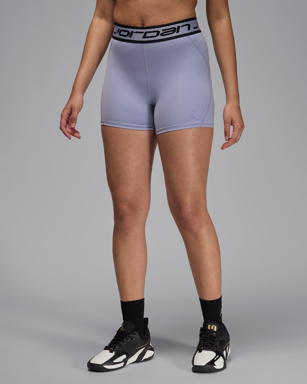 Jordan Sport Women's 5" Shorts - Indigo Haze/Purple Slate