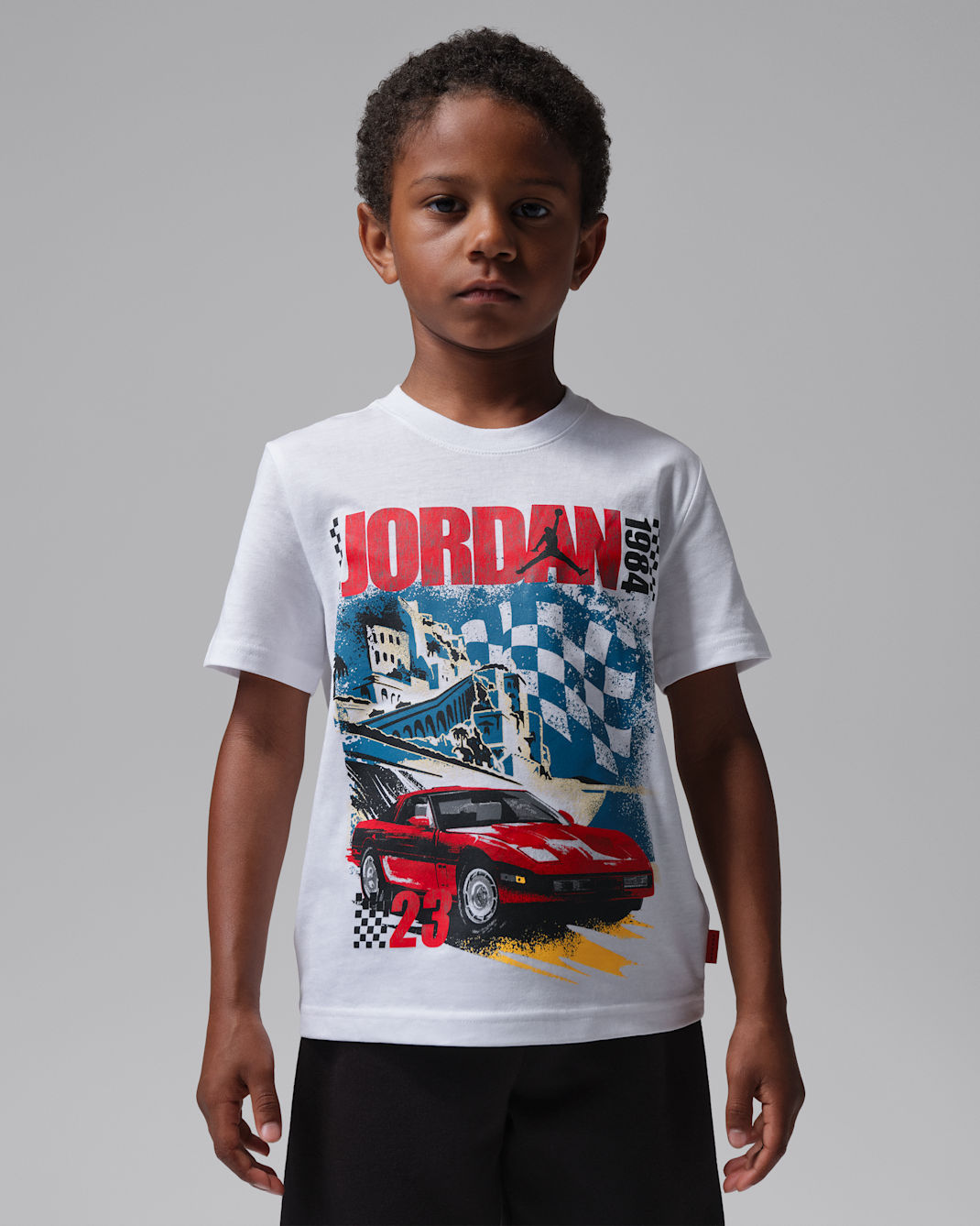 Jordan Little Kids' Brooklyn Auto '84 T-Shirt - White