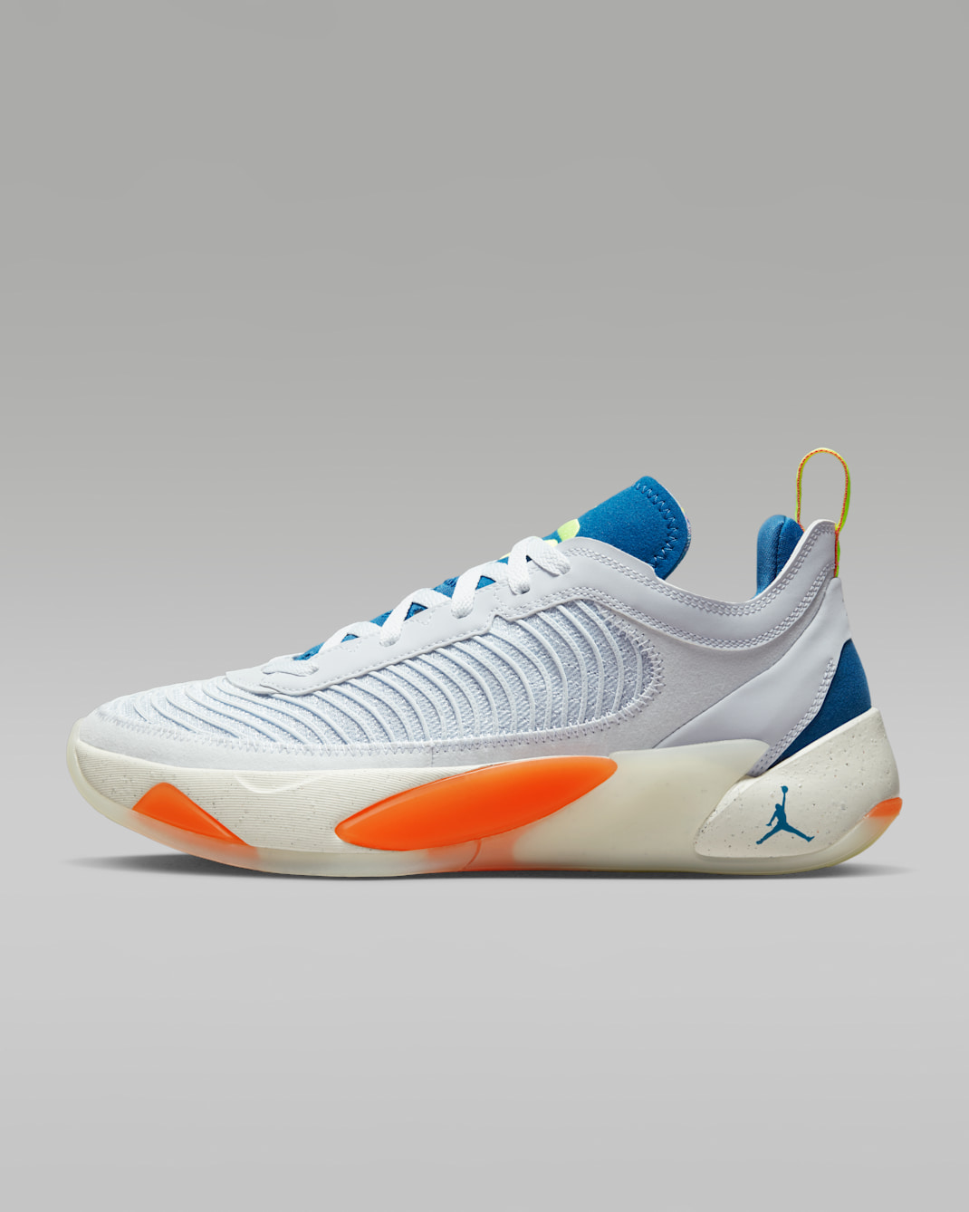 Luka 1 "Next Nature" PF Men's Basketball Shoes - Football Grey/Dark Marina Blue/Sail/Volt