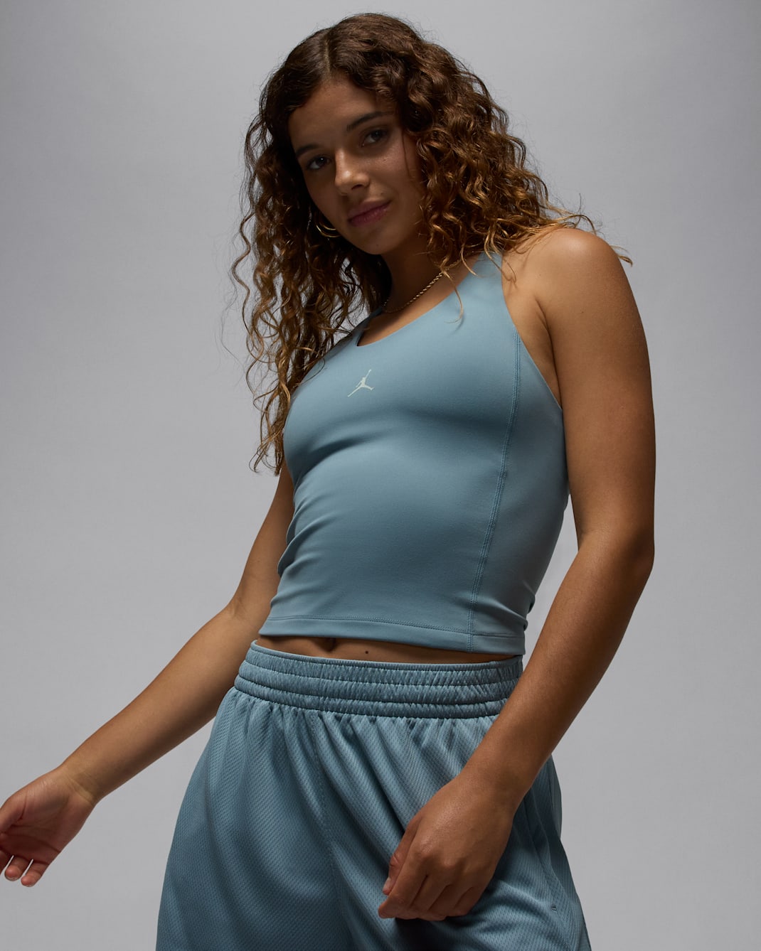 Jordan Sport Women's Dri-FIT Tank Top - Aviator Grey/Light Silver