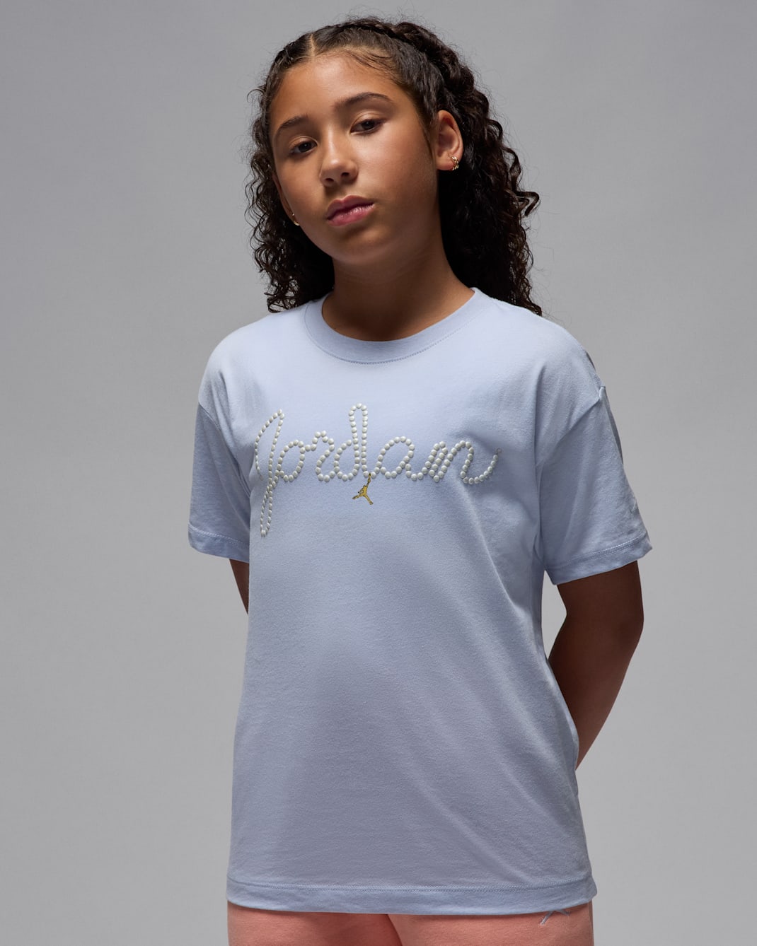 Jordan Big Kids' Pearl T-Shirt - Ghost