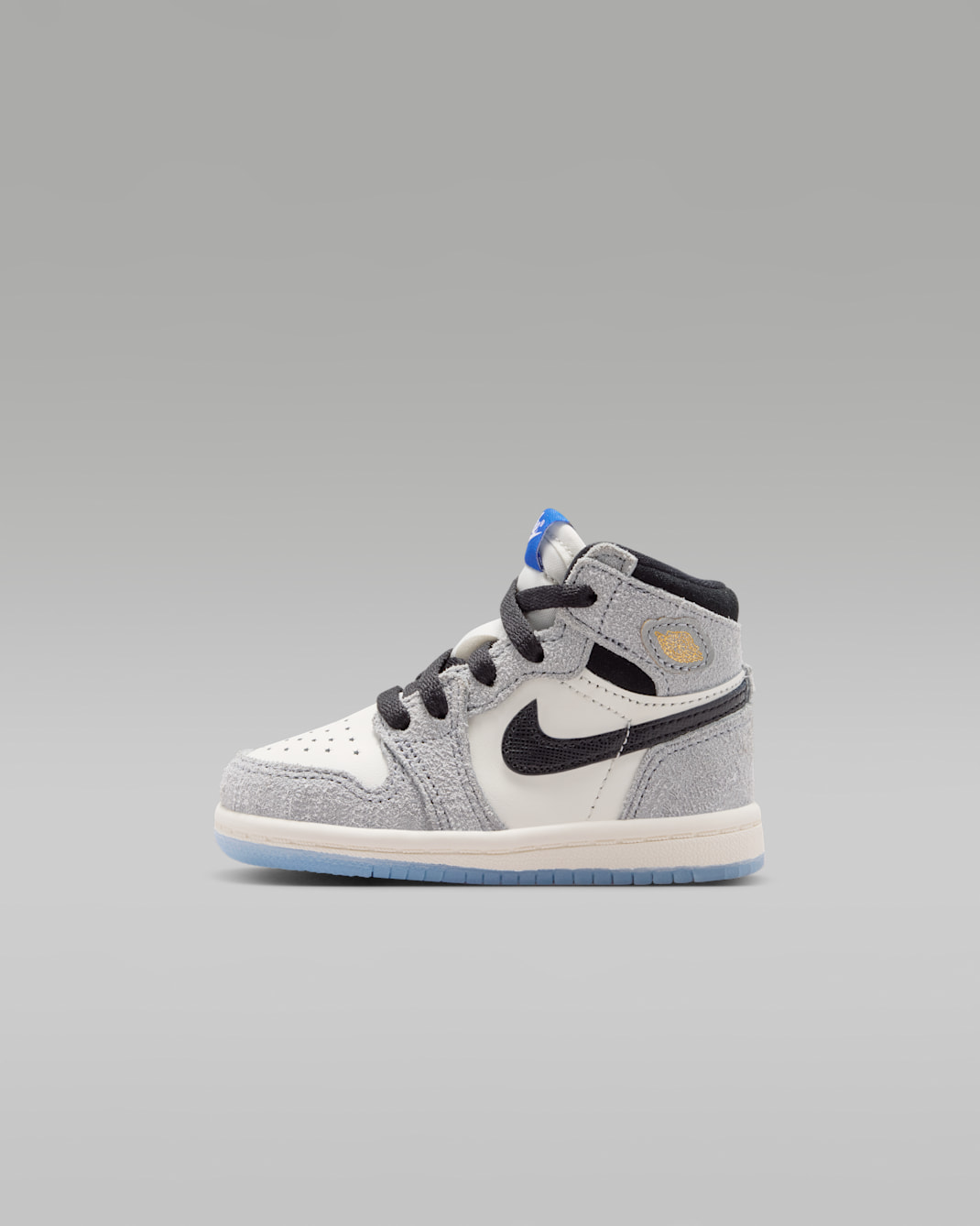 Jordan 1 Retro High OG Baby/Toddler Shoes - Cool Grey/Game Royal/Black