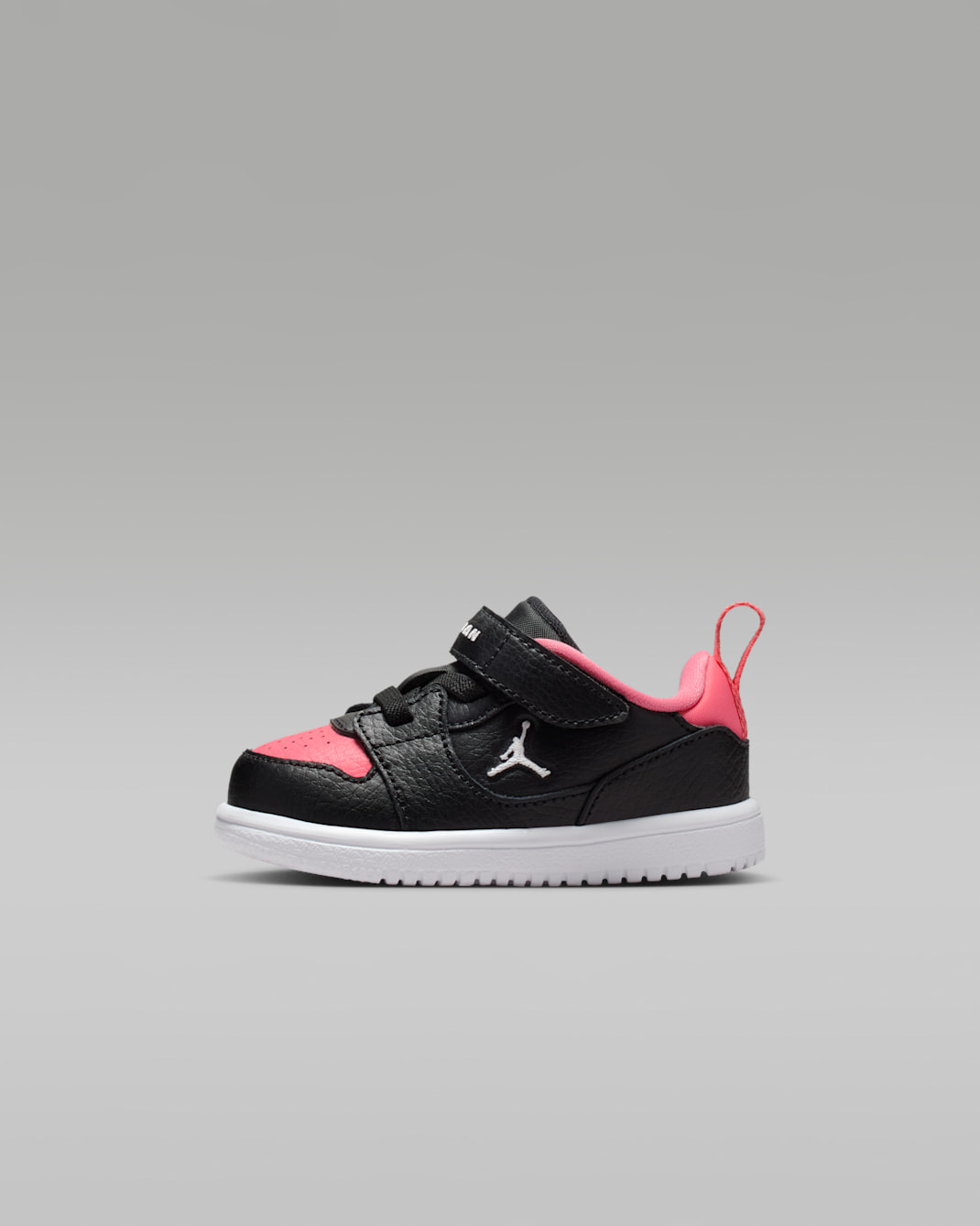 Jordan Court Connect Low Baby/Toddler Shoes - Black/Pink Gaze/White