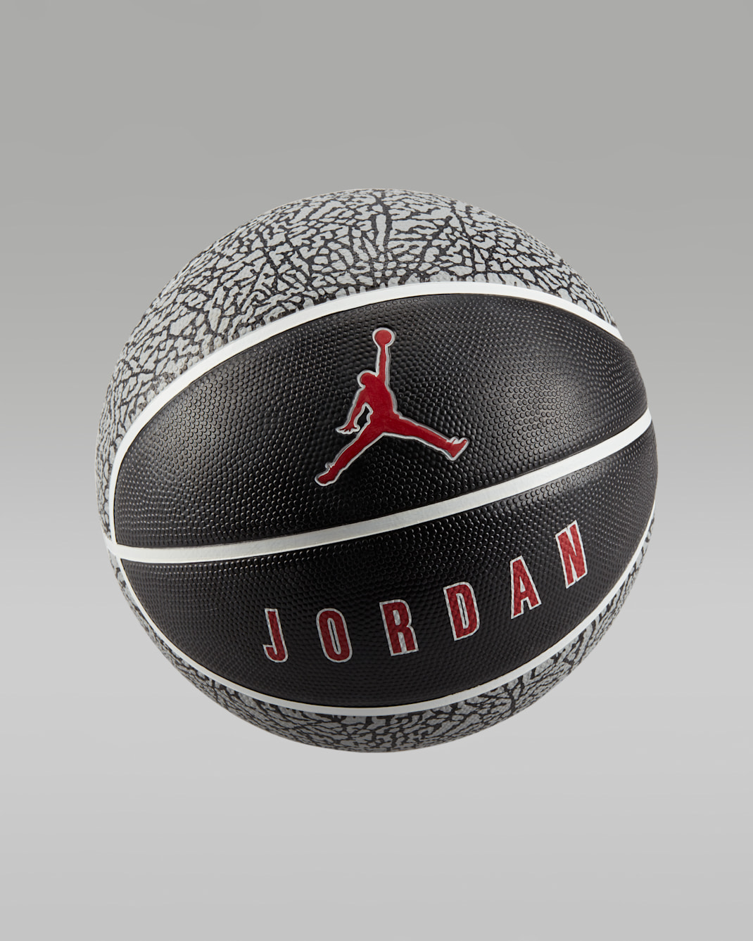 Jordan Playground 2.0 8P Basketball (Deflated) - Wolf Grey/Black/White/Varsity Red