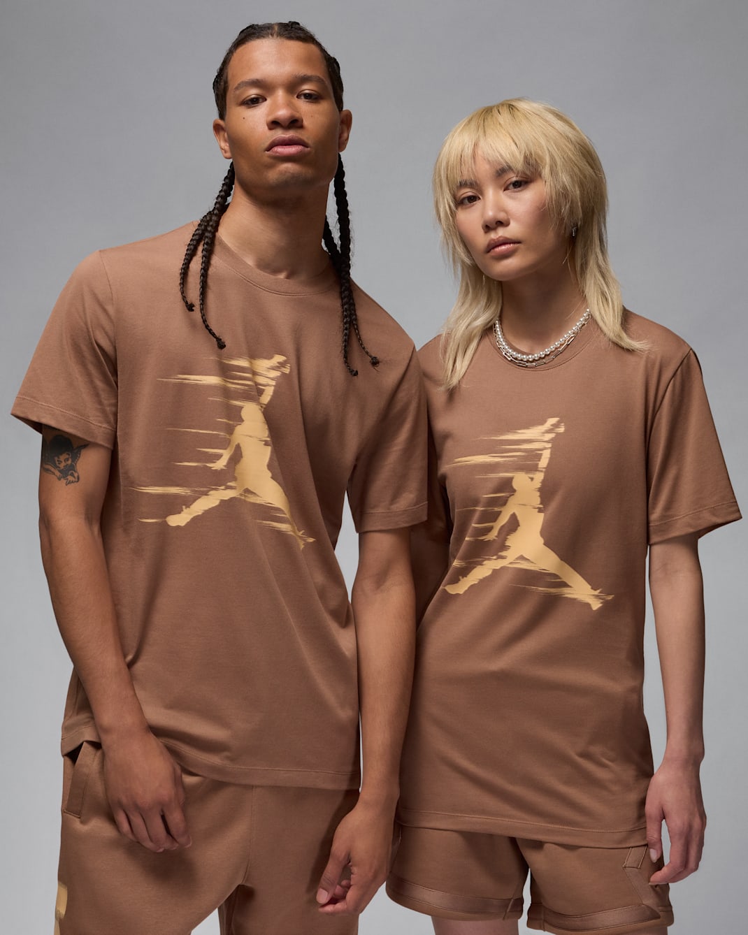 Jordan MVP Men's Jumpman T-Shirt - Archaeo Brown/Orange Chalk/Orange Chalk