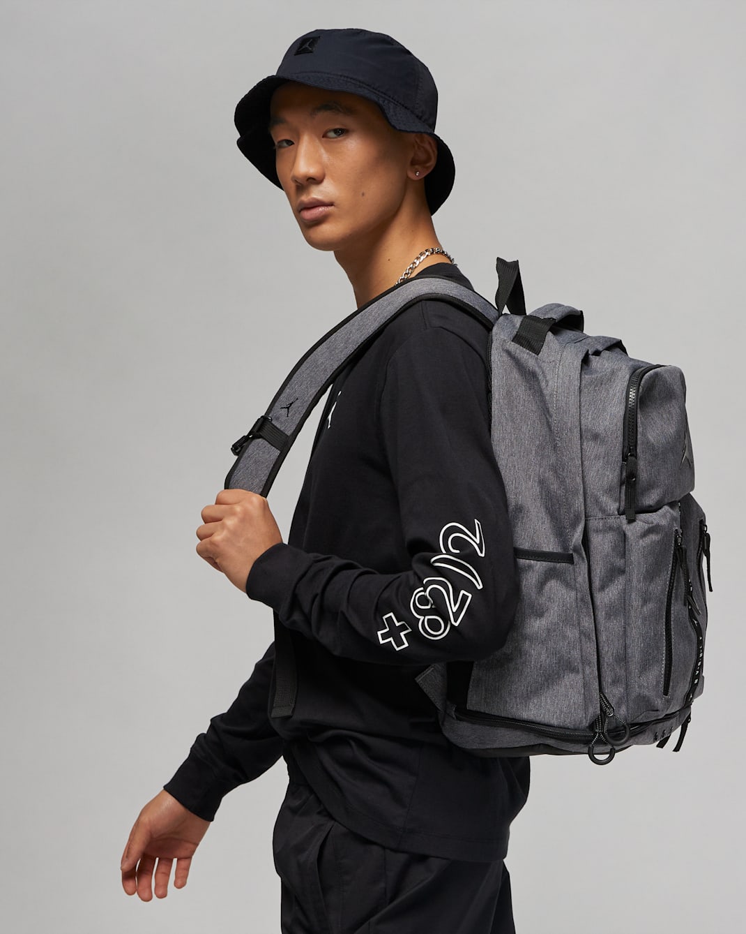 Mochila deportiva (35 L) Jordan - Carbono jaspeado