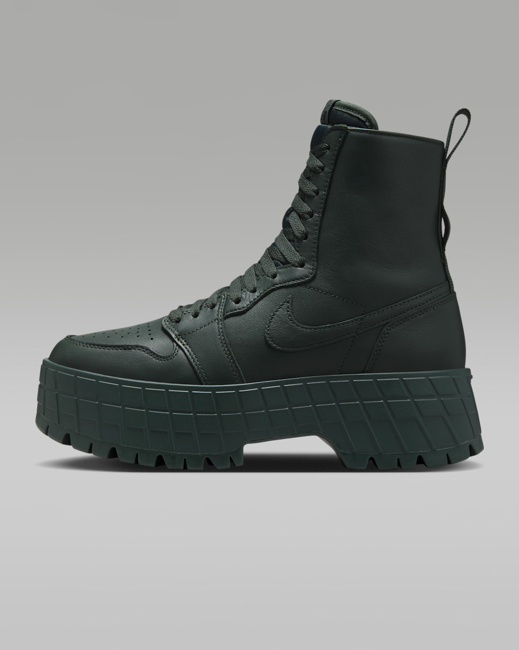 Air Jordan 1 Brooklyn Women's Boots - Deepest Green/Deepest Green/Black
