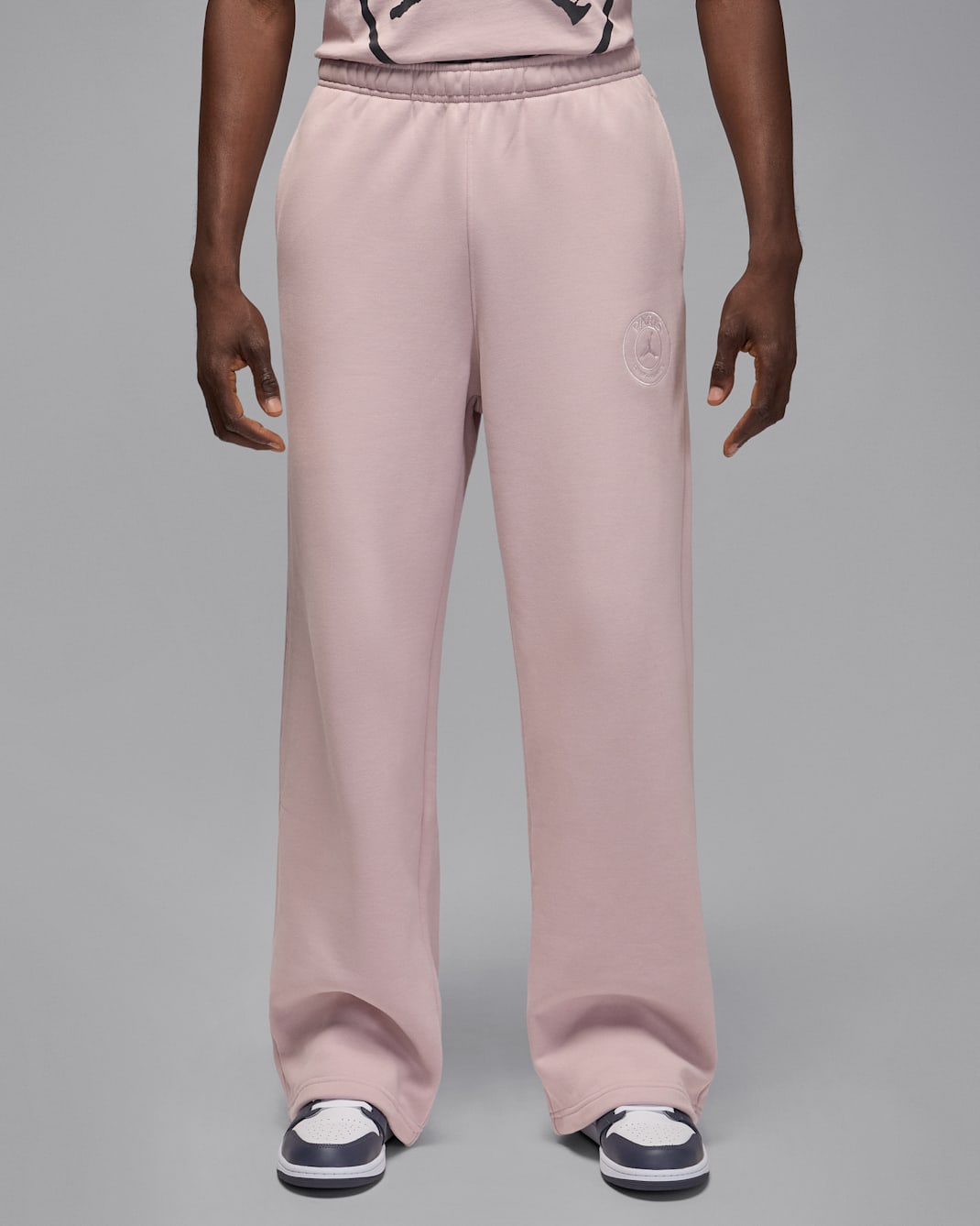 Męskie spodnie z dzianiny Paris Saint-Germain - Particle Rose