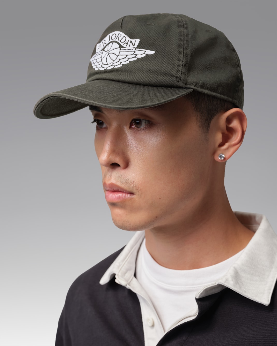 Gorra con alas sin estructura Jordan Pro - Bosque nocturno/Blanco