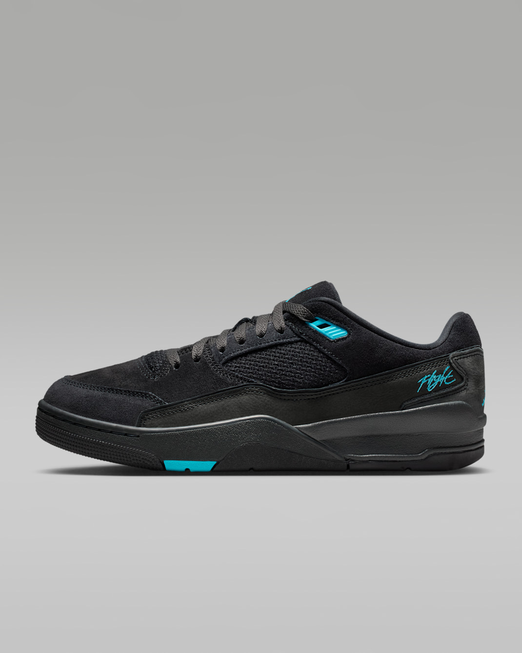 Jordan Flight Court Men's Shoes - Black/Anthracite/Gamma Blue