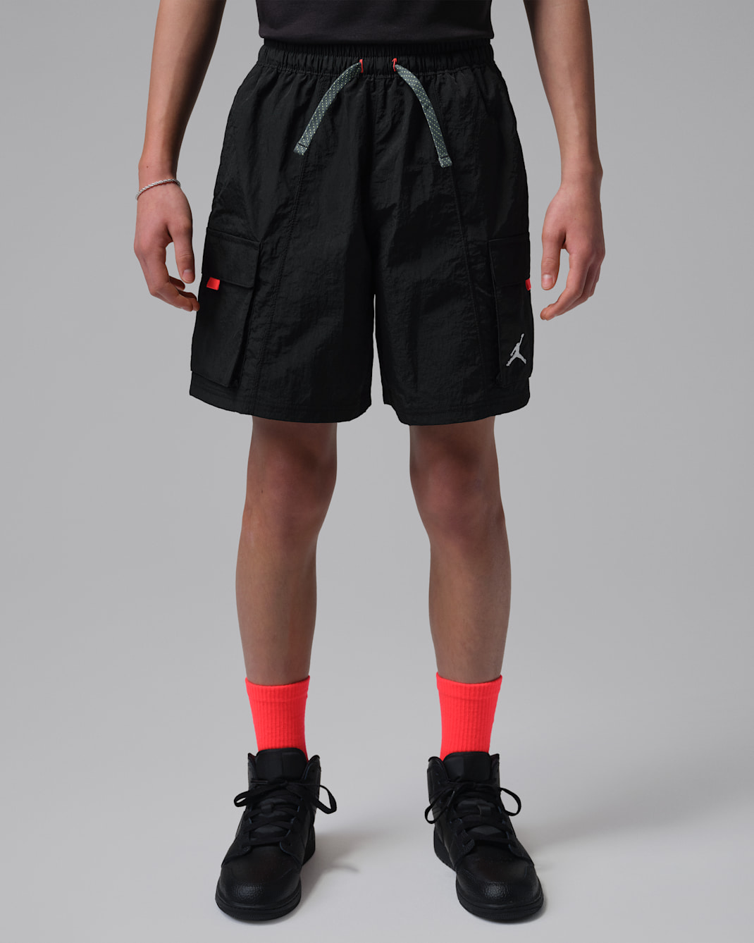 Jordan Super Splash Big Kids' Tech Shorts - Black